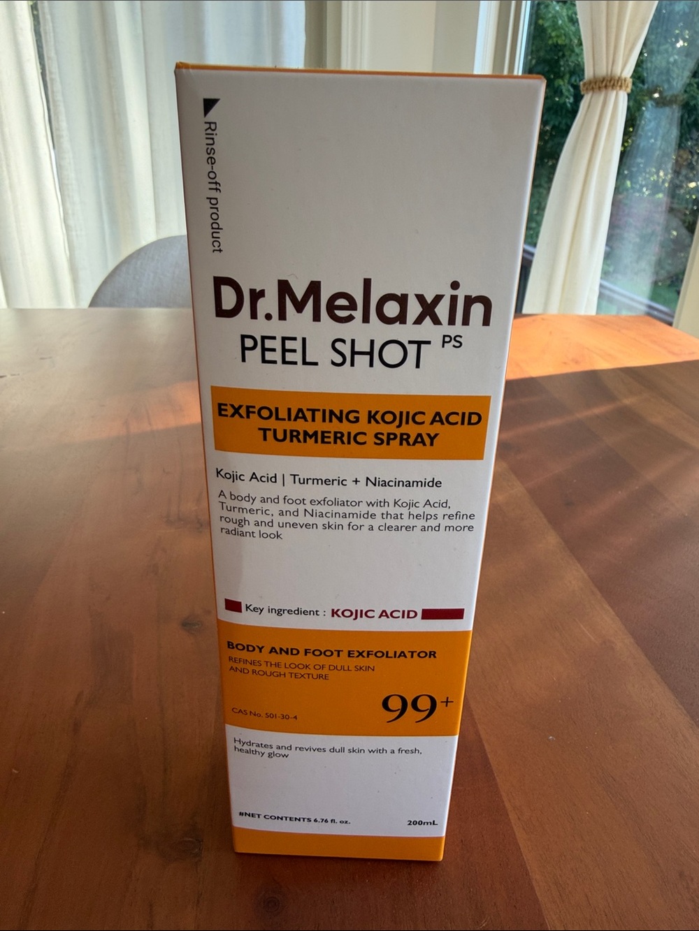 NIB Dr. Melaxin Peel Shot Kojic Acid Turmeric Spray 200ml 🧡 K-Beauty